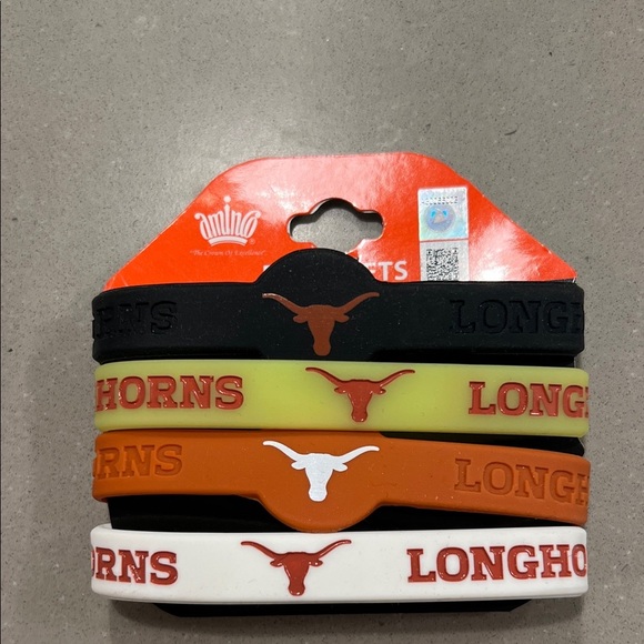 Other - Longhorns Silicone Wristbands Set